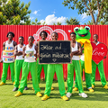 Green Pants Frog Team Personalized African Birthday Video