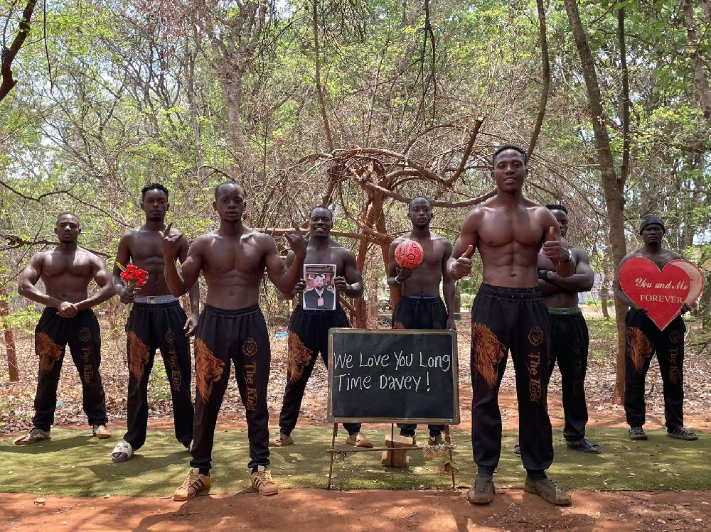 Black Pants Muscle Male Lion Team